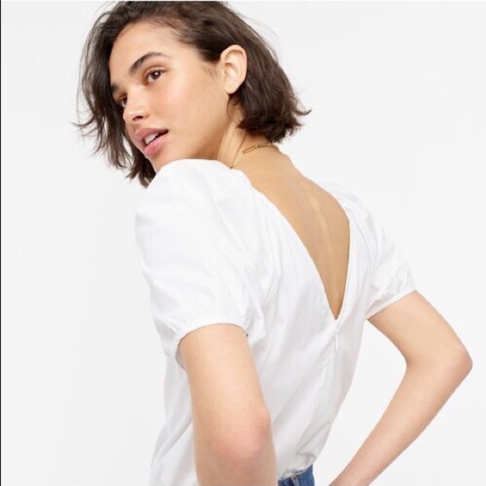NWT J.Crew Poplin Top